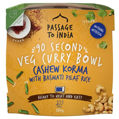 Passage Foods Cashew Korma Veg Curry Bowl
