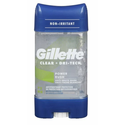 Gillette Clear Gel Antiperspirant Deodorant Power Rush