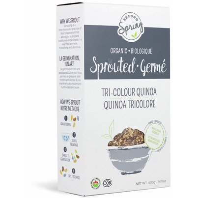 Second Spring Organic Sprouted Tri-Colour Quinoa