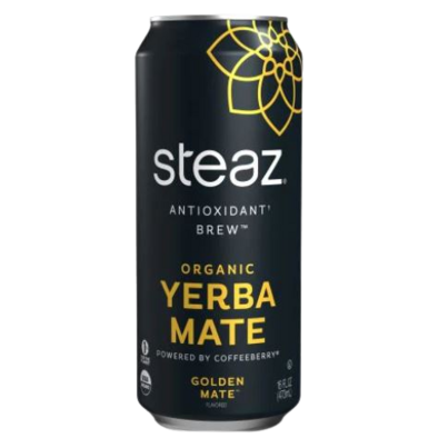 Steaz Iced Teaz Organic Yerba Mate Antioxidant Golden Mate
