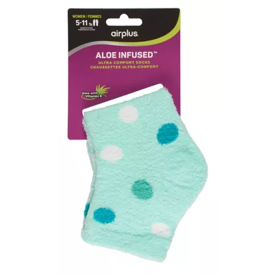 Airplus Aloe Infused Socks Assorted 1-Pack Womens Size 5-11