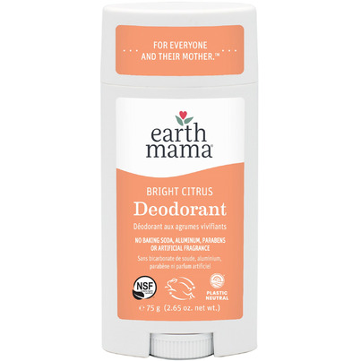 Earth Mama Organics Deodorant Bright Citrus
