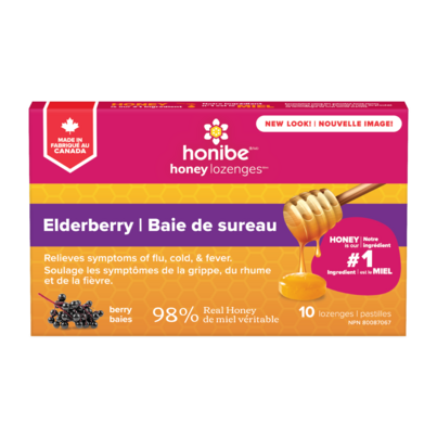 Honibe Honey Lozenges Elderberry