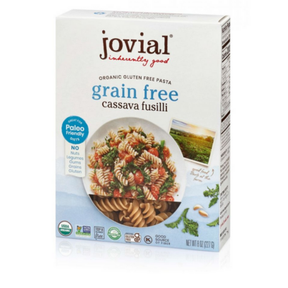 Jovial Cassava Organic Grain Free Pasta Fusilli