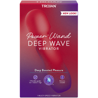 Trojan Power Wand Multi-Speed Massager With Deep Vibrations