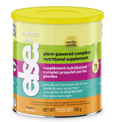 Else Nutrition Kids Plant-Powered Complete Nutritional Supplement Vanilla