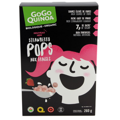 GoGo Quinoa Strawberry Pops Cereal