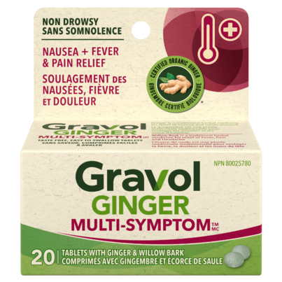 Gravol Natural Source Multi-Symptom Tablets