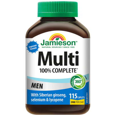 Jamieson 100% Complete Multivitamin For Men