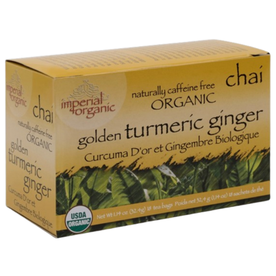 Uncle Lee's Tea Imperial Organic Golden Turmeric Ginger Chai