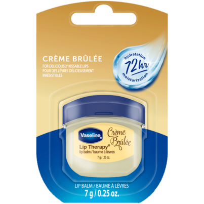 Vaseline Lip Therapy Cutie Jar Creme Brulee