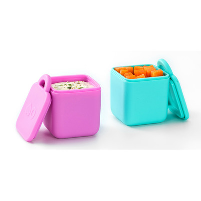 OmieLife OmieDip Container Pink & Teal