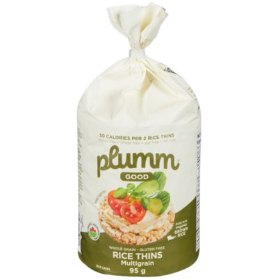Plum.M.Good Organic Multigrain Rice Thins Unsalted