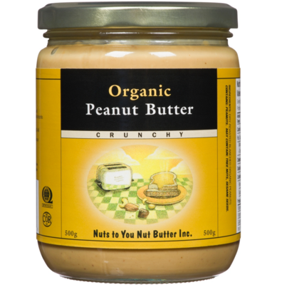Nuts To You Organic Crunchy Peanut Butter