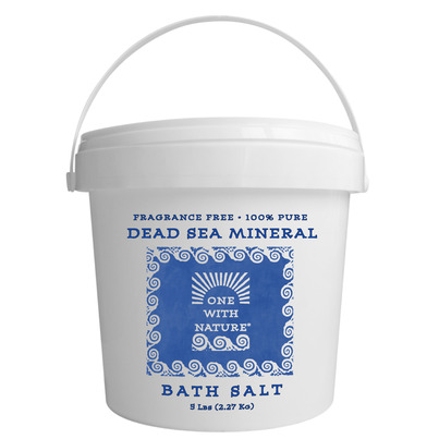 One With Nature Dead Sea Bath Salt Fragrance Free