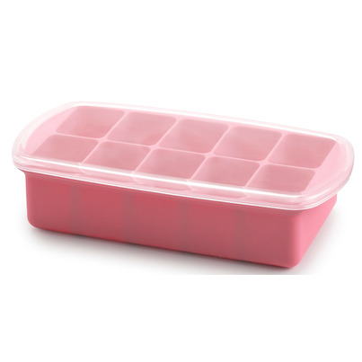 Melii Silicone Baby Food Freezer Tray Pink
