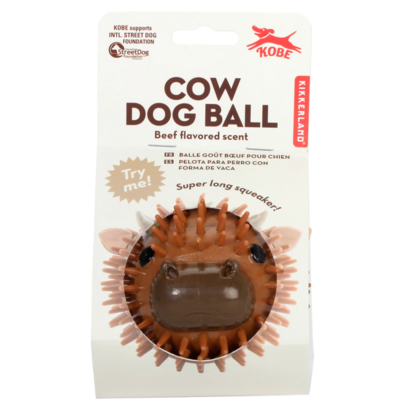 Kikkerland Cow Dog Ball