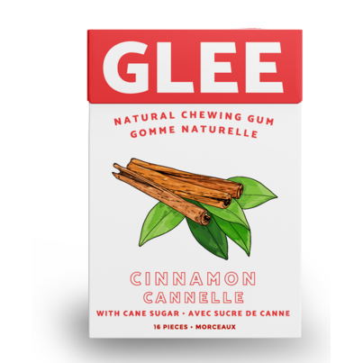 Glee Gum Cinnamon Sweetened With Cane Sugar