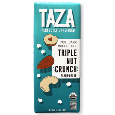 Taza Chocolate 70% Dark Triple Nut Crunch