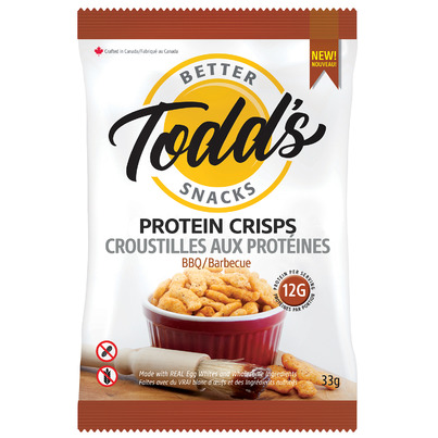 Todd's Better Snacks Protein Crisps Barbeque