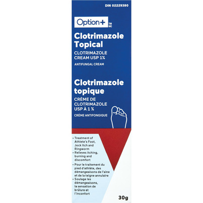 Option+ Clotrimazole Topical Antifungal Cream
