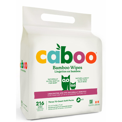 Caboo Bamboo Aloe Baby Wipes Jumbo Bundle Pack