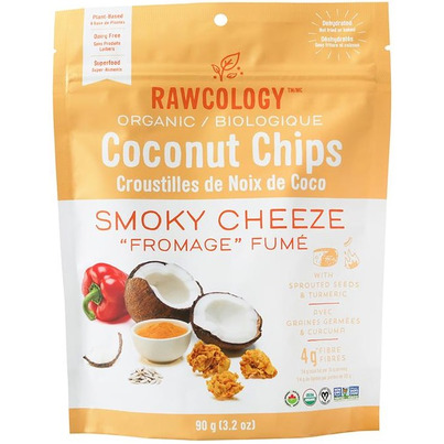 Rawcology Smoky Cheeze Superfood Coconut Chips