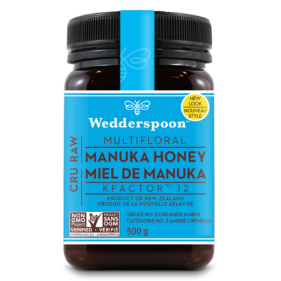 Wedderspoon 100% Raw Premium Manuka Honey KFactor 12