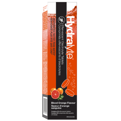 Hydralyte Sports Effervescent Tablets Blood Orange