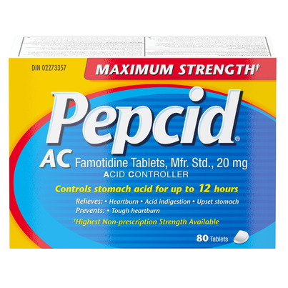 Pepcid AC Maximum Strength Tablets Acid Reducer For Heartburn