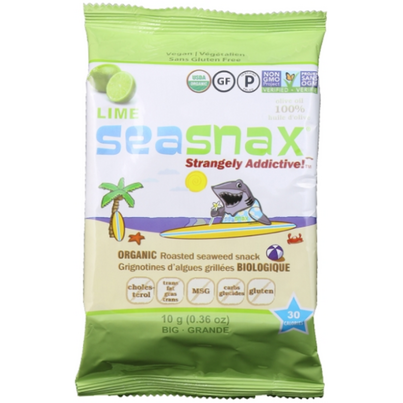 Sea Snax Big Grab & Go Organic Pack Lime