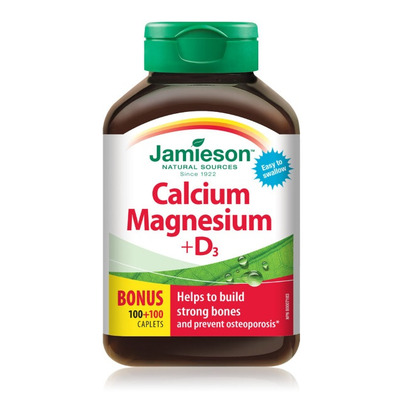 Jamieson Calcium Magnesium With Vitamin D3 Bonus Pack
