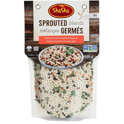 ShaSha Co. Sprouted Blends Moroccan-Style Pearled Couscous