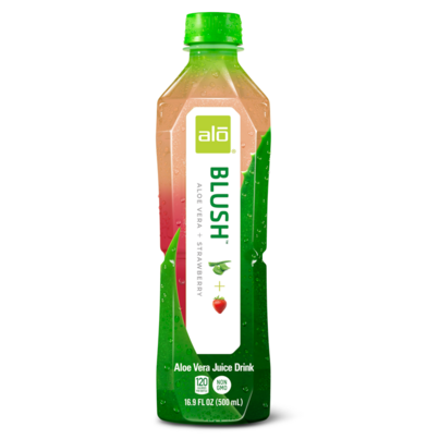 Alo Blush Aloe Vera Juice + Strawberry Drink