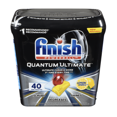 Finish Dishwasher Detergent Quantum Ultimate Lemon