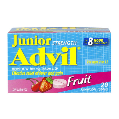 Junior Strength Advil Chewables Fruit