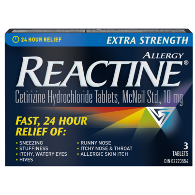 Reactine Extra Strength 3 Tablets