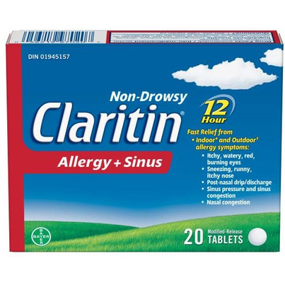 Claritin Non Drowsy Allergy + Sinus