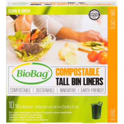 BioBag Tall Bin Food Waste Bags