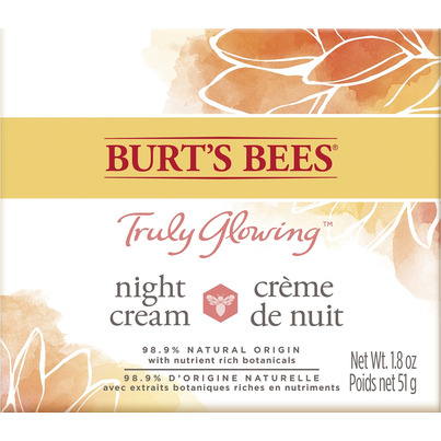 Burt's Bees Truly Glowing Replenishing Night Cream Moisturizer