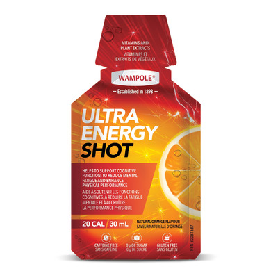 Wampole Ultra-C Energy Shot Natural Orange