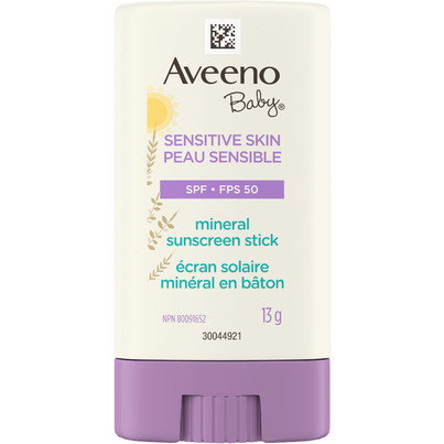 Aveeno Baby Sensitive Skin SPF 50 Mineral Sunscreen Stick
