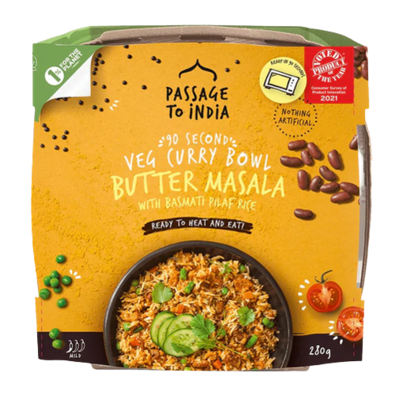 Passage Foods Butter Masala Vegetable Curry Bowl