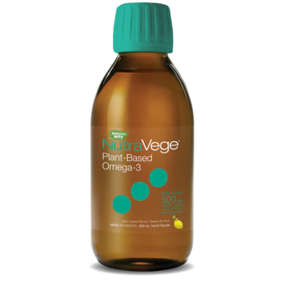 NutraVege Plant-Based Omega-3 Lemon