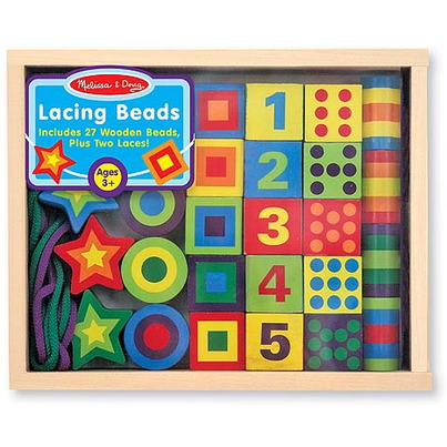 Melissa & Doug Lacing Beads In A Box