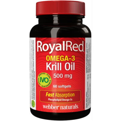 Webber Naturals RoyalRed Omega-3 Krill Oil 500mg