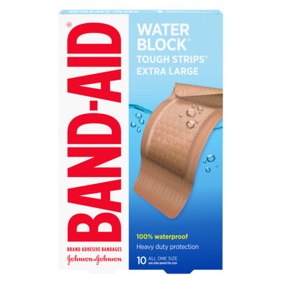 Band-Aid Tough Strips Waterproof Bandages