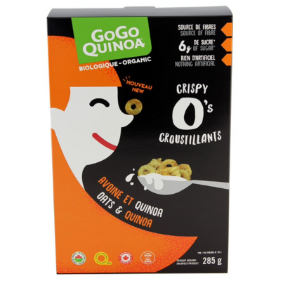 GoGo Quinoa Crispy O's Cereal