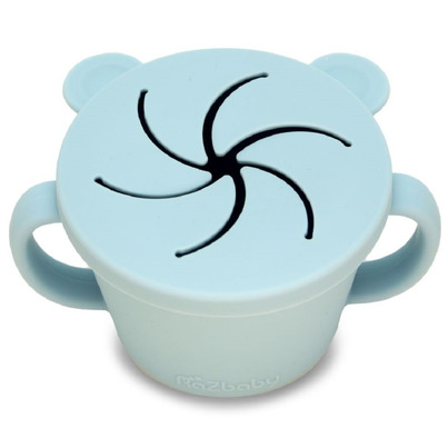 RaZbaby Oso Silicone Snack Cup Blue Moon