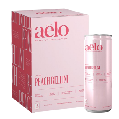 Aelo Alcohol Free Peach Bellini